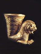 Rhyton in the form of a lion-griffin unknow artist